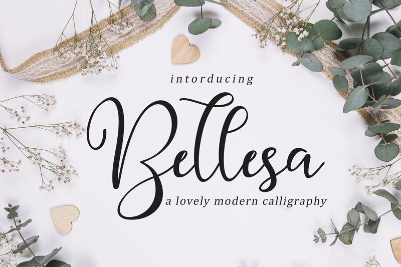 Bellesa Schriftart