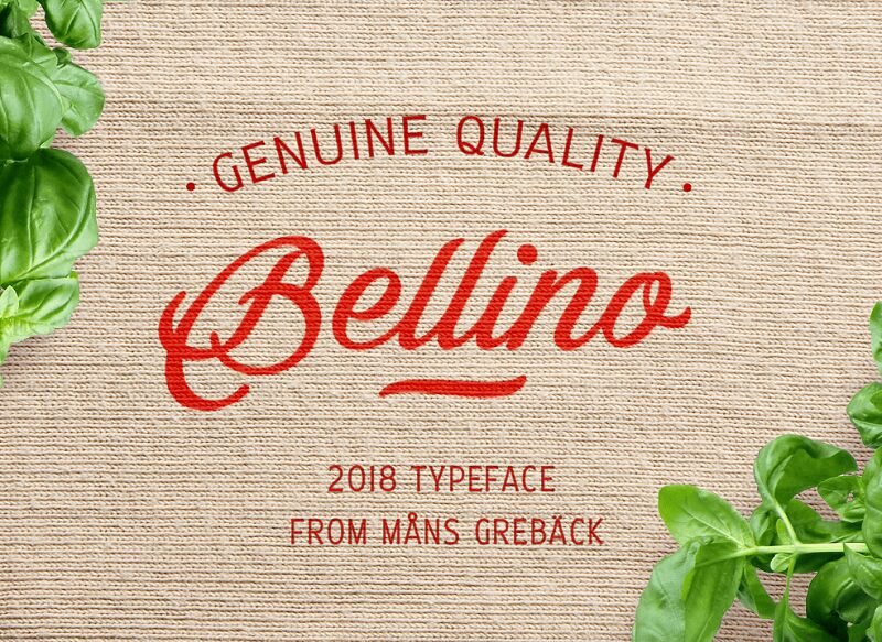 Bellino Schriftart