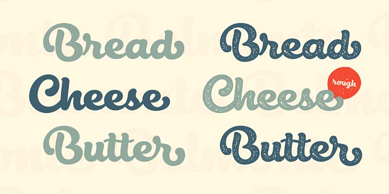 Belmonte Rough Schriftart