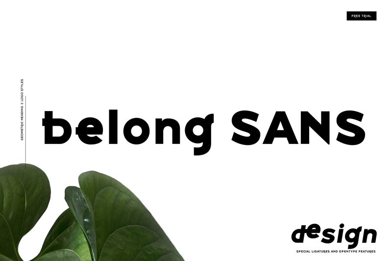 Belong Sans Schriftart