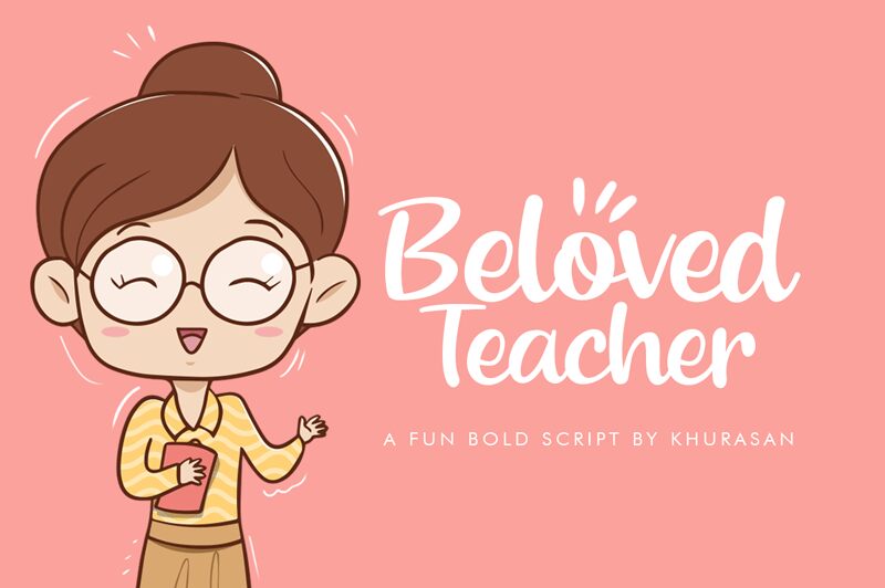 Beloved Teacher الخط 