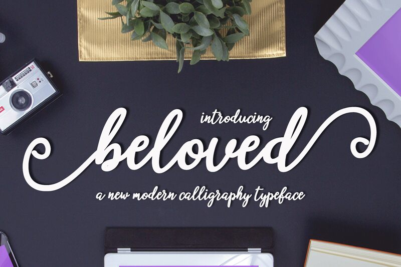 beloved Schriftart