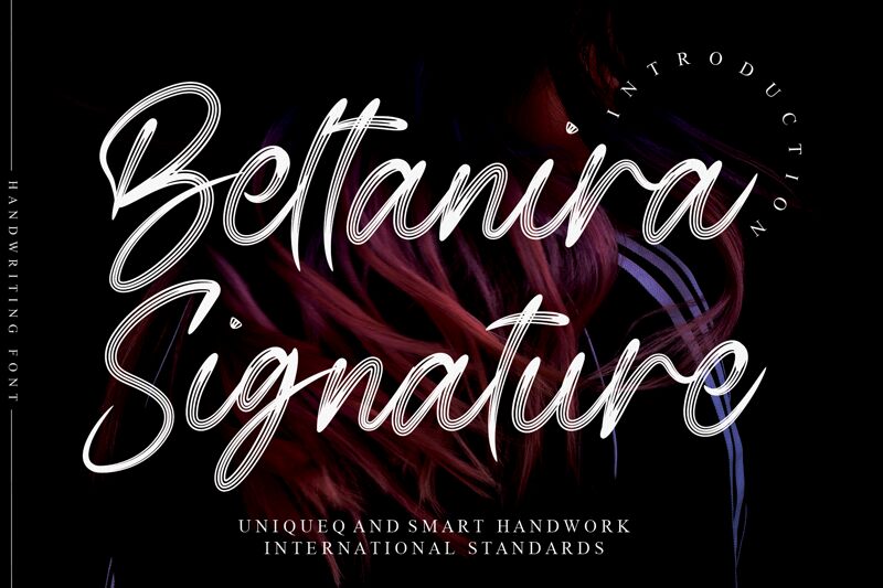 Beltanira Signature Schriftart