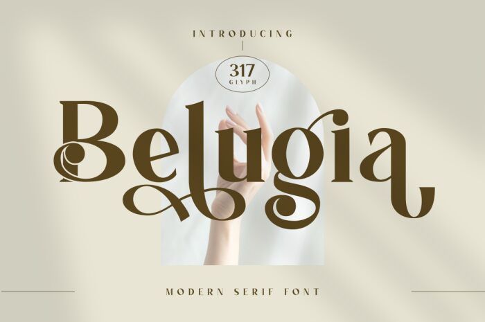 Belugia Schriftart
