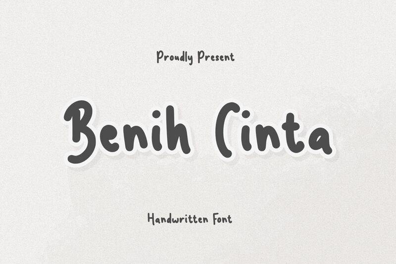 BenihCinta Schriftart
