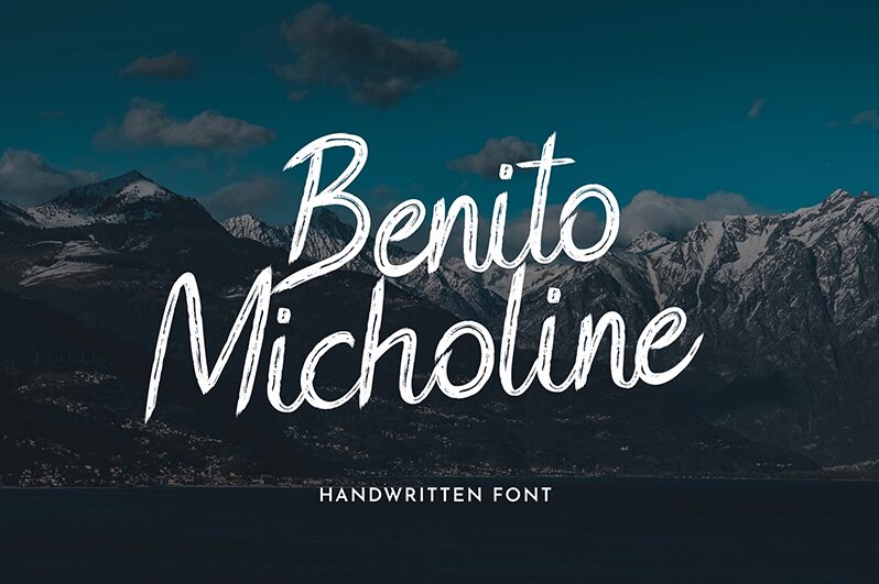 Benito Micholine Schriftart