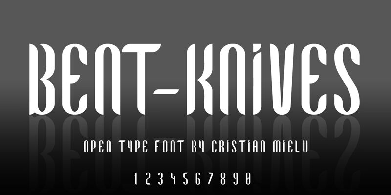 Bent-Knives Font