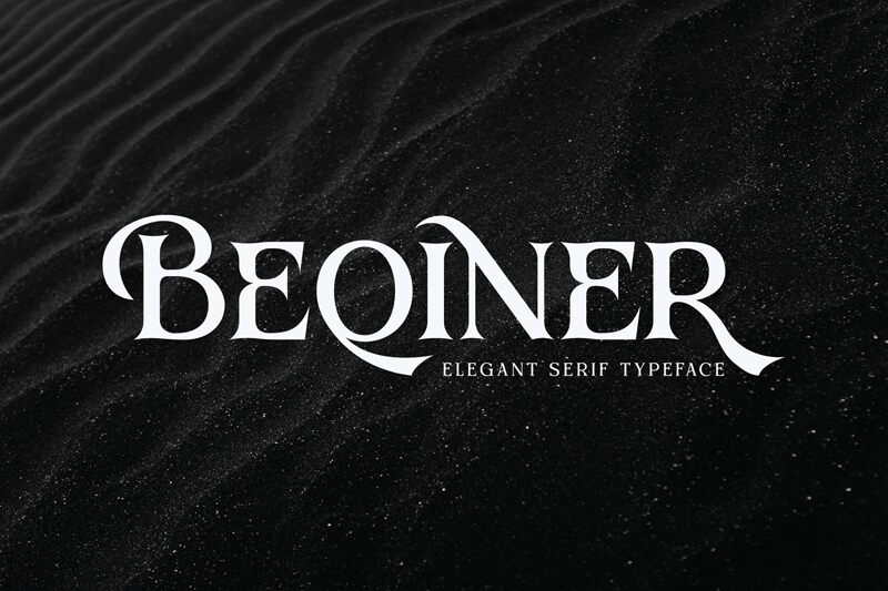 BEQINER Schriftart