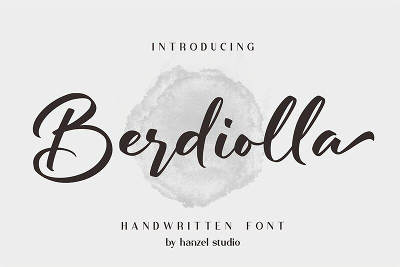 Berdiolla Schriftart