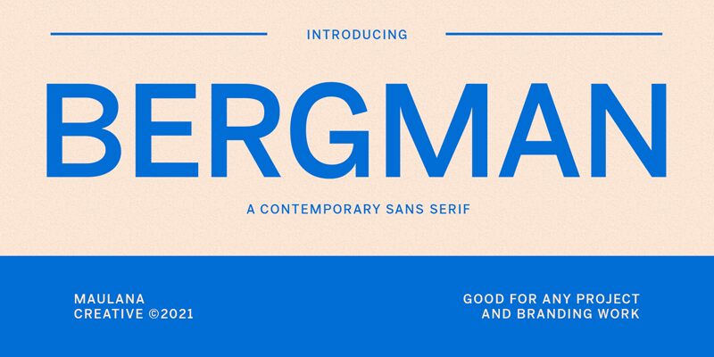 Bergman Sans Carattere