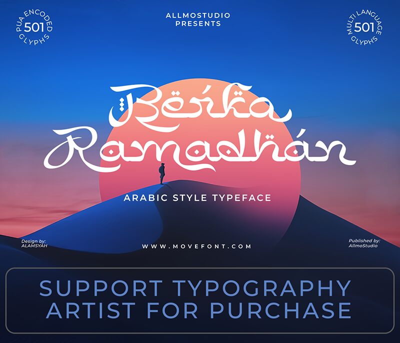 Berka Ramadhan Schriftart