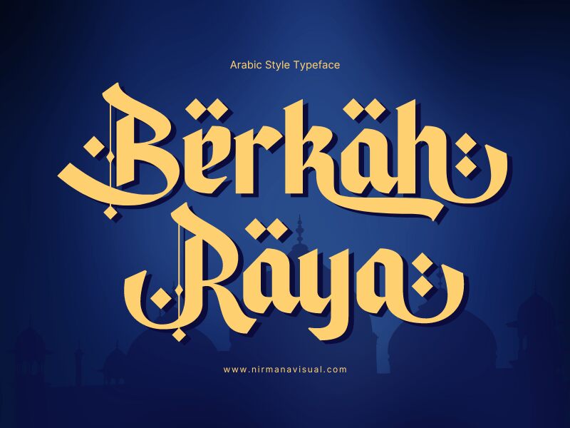 Berkah Raya Шрифт