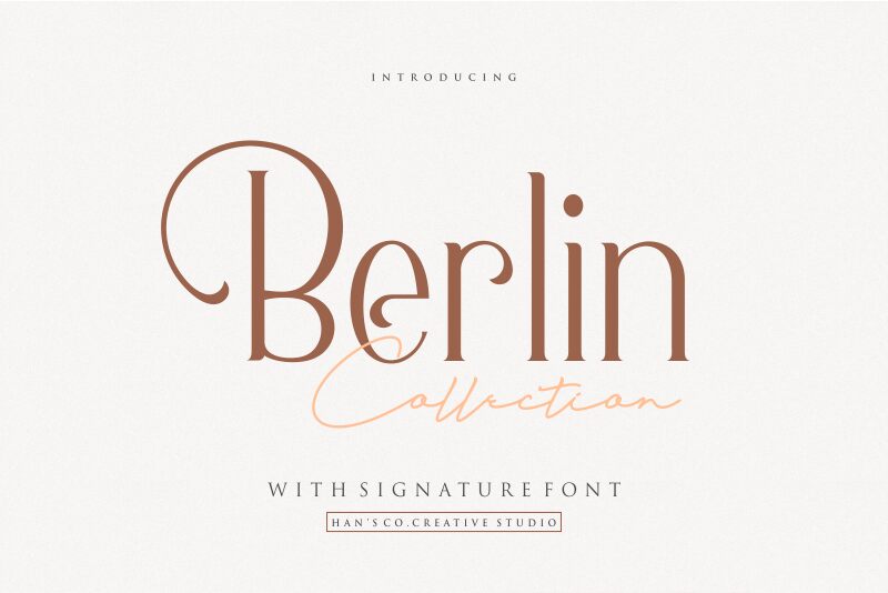 Berlin Collection フォント