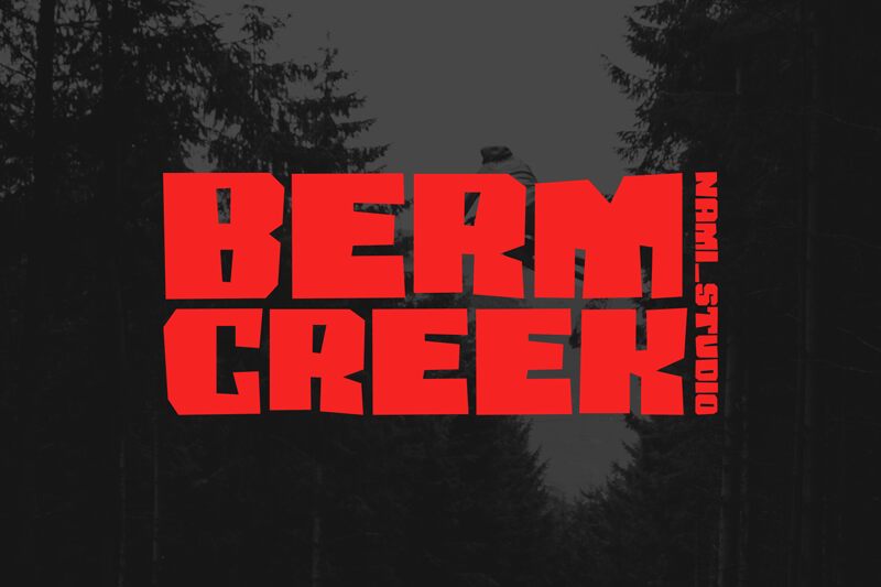 BERM CREEK Schriftart