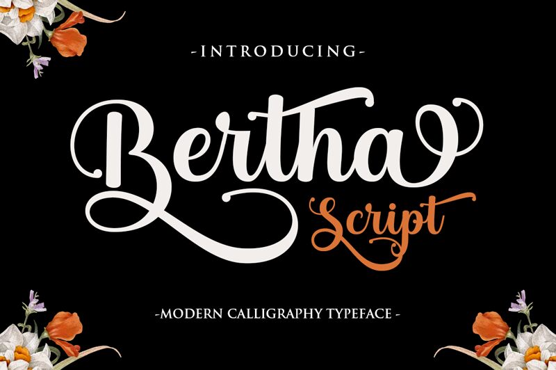 Bertha Script Czcionka