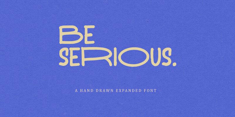 Be Serious Czcionka