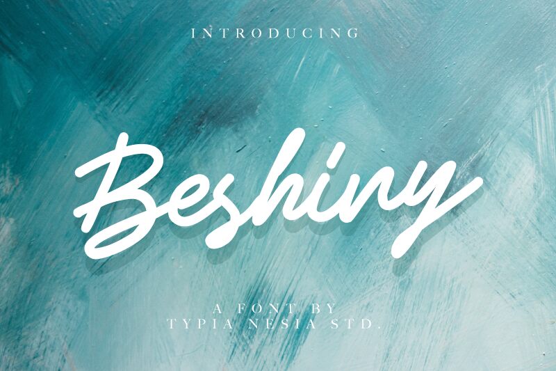 Beshiny Schriftart