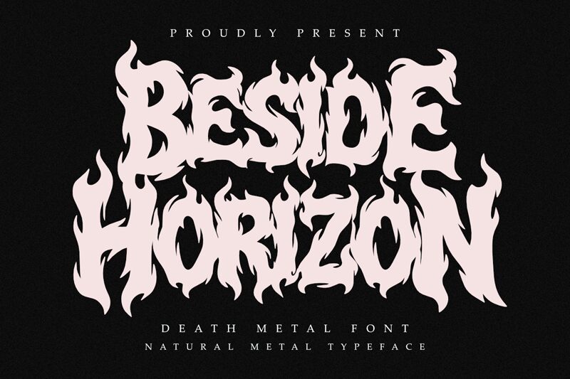 Beside Horizon Regular — Presentación de la fuente