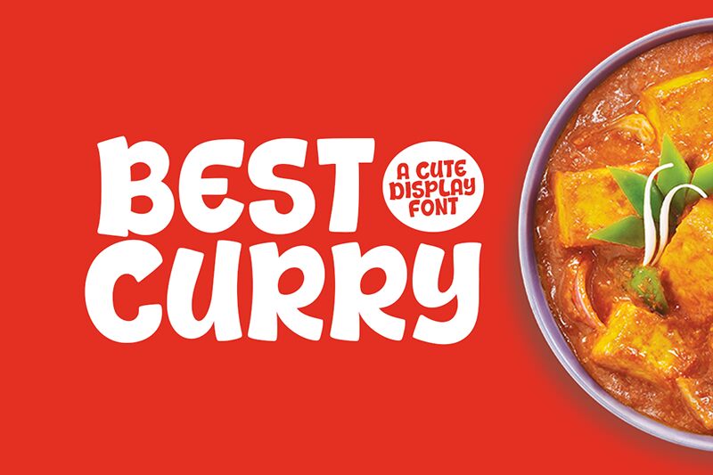 Best Curry Schriftart