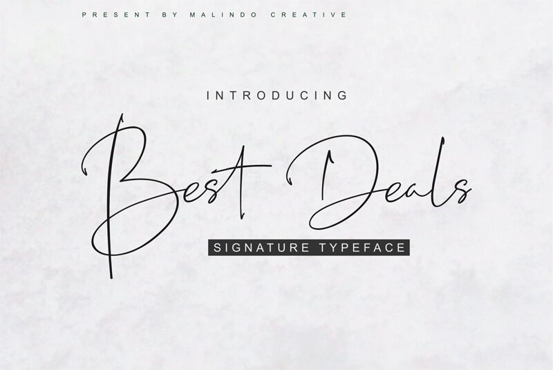 Best Deals Schriftart