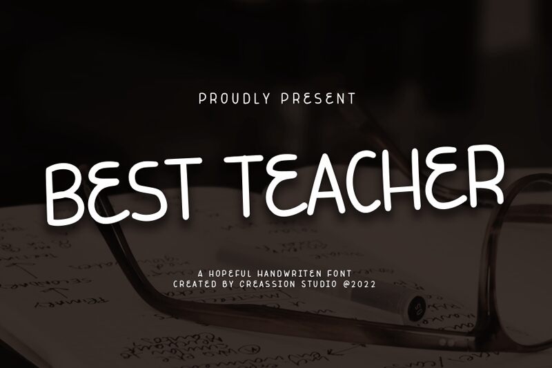 Best Teacher font | Fonts2u.com