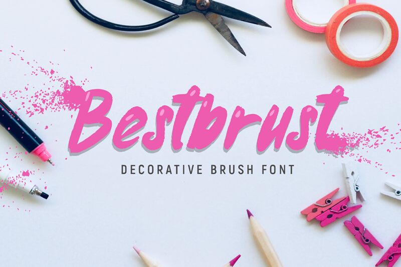 Bestbrust Schriftart