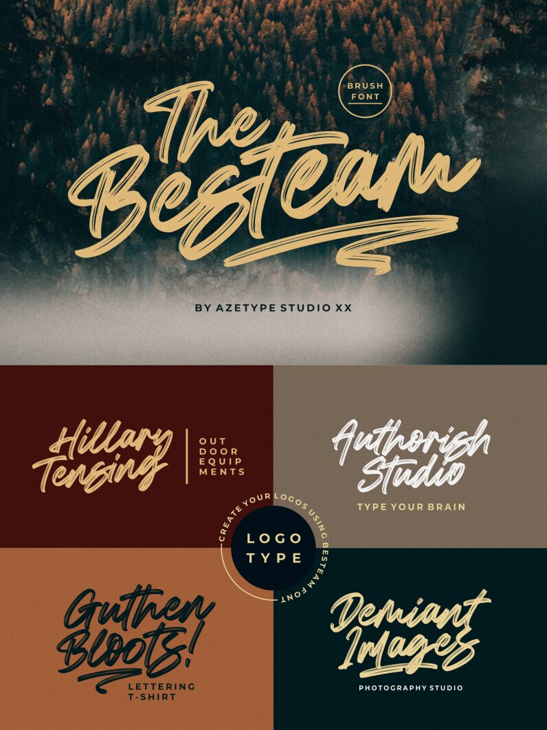 Besteam Schriftart