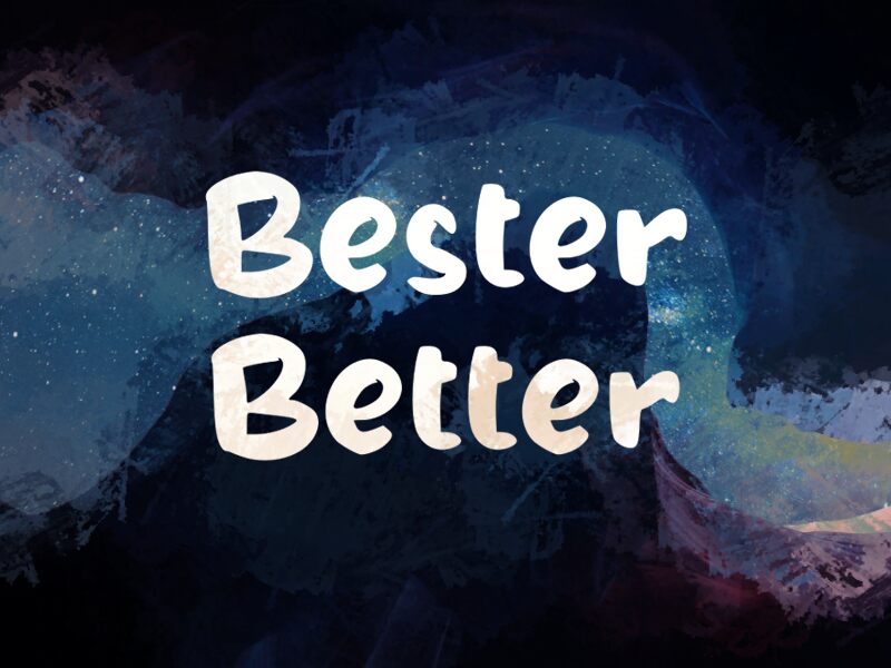 b Bester Better Carattere