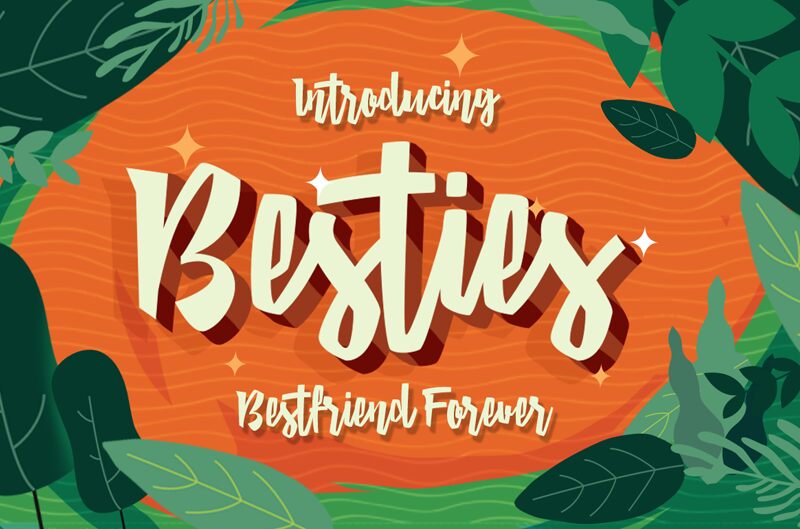 Besties Schriftart