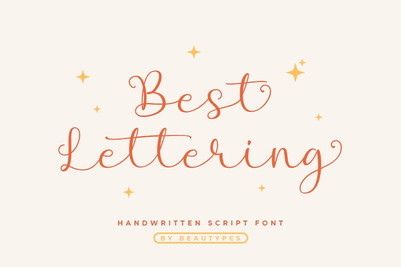 Best Lettering Czcionka