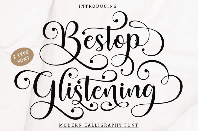 Bestop Glistening Schriftart