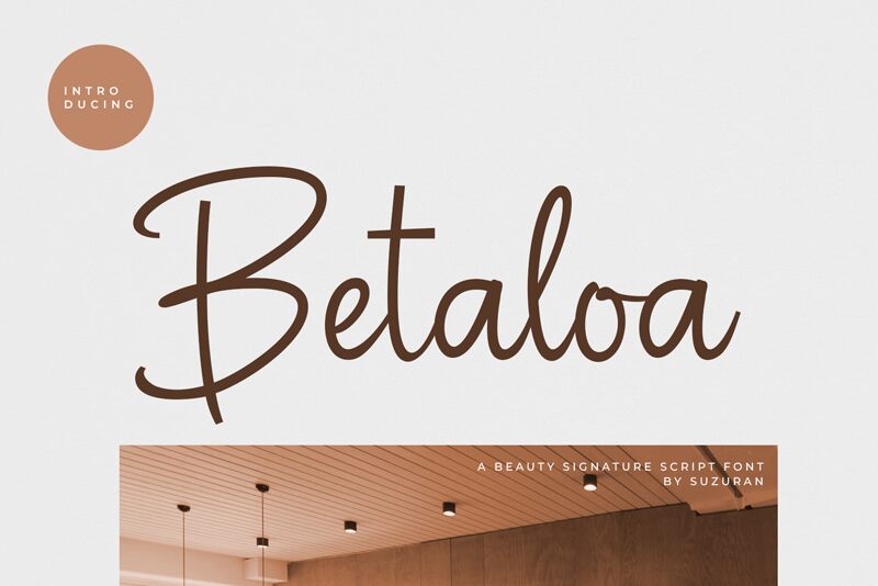 Betaloa Schriftart