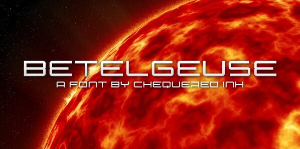 Betelgeuse フォント