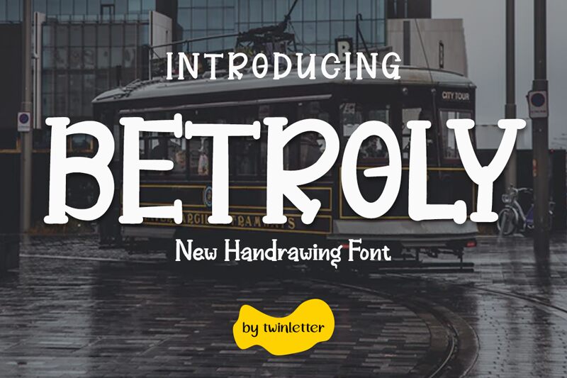 BETROLY Schriftart