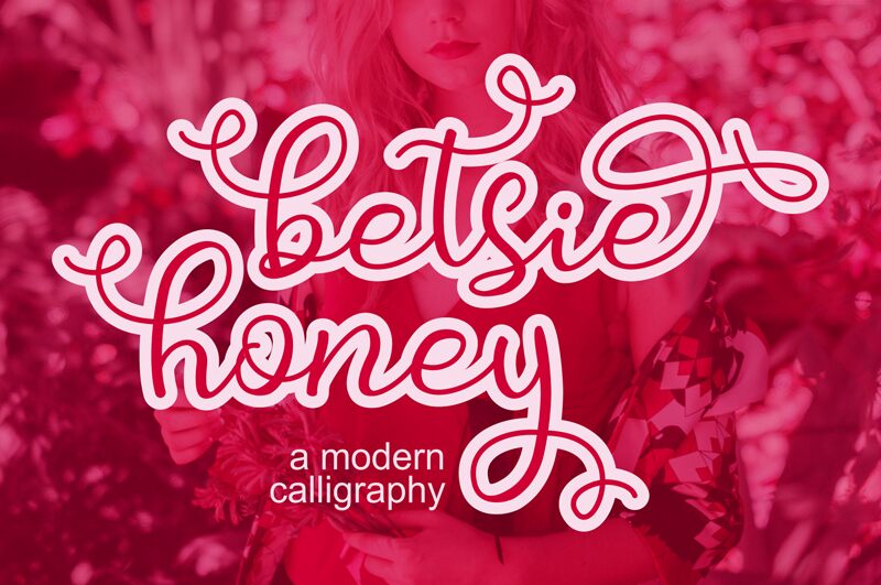 betsie honey Schriftart