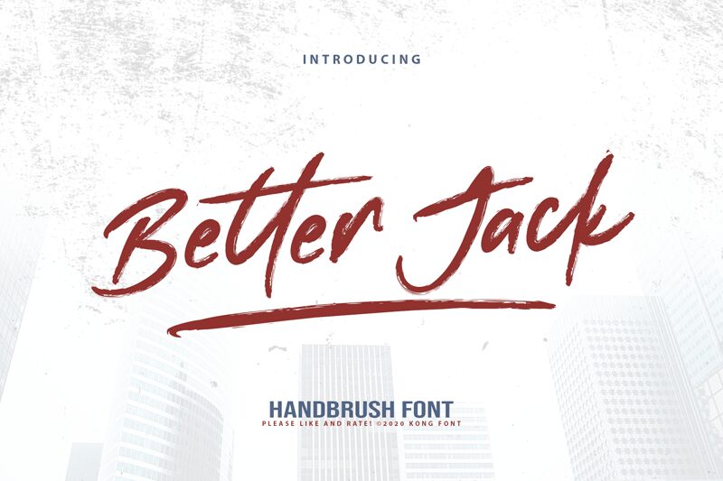 Better Jack Schriftart