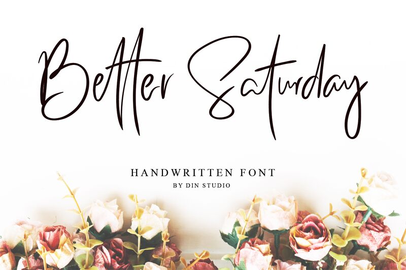 Better Saturday Carattere