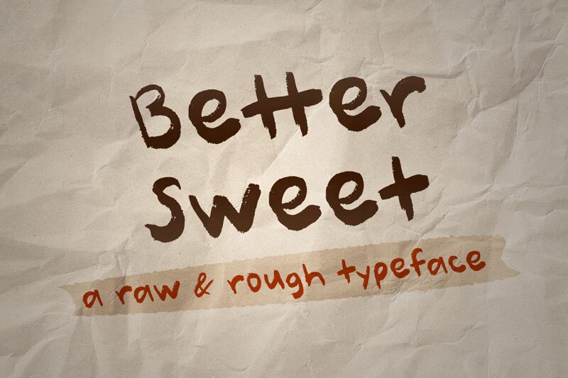 Better Sweet Schriftart