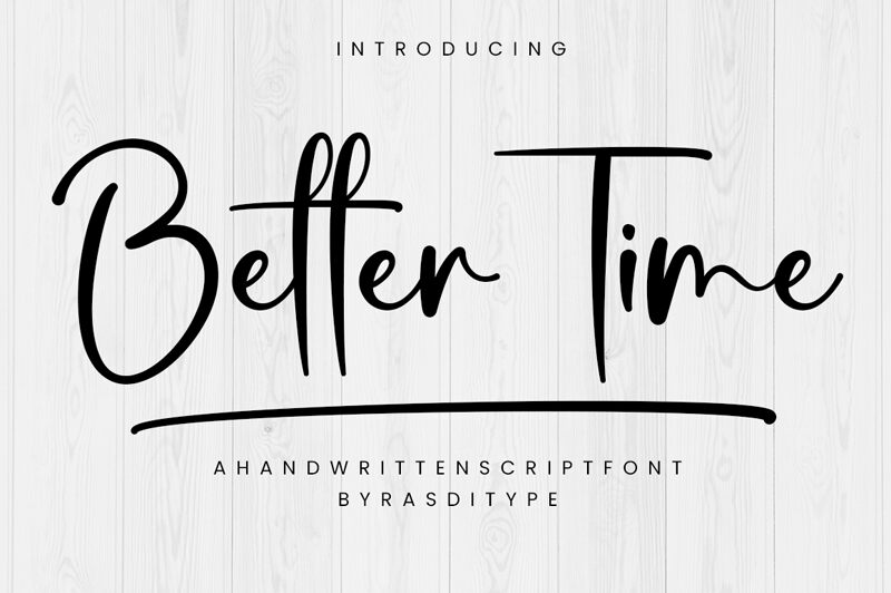 Better Time Schriftart