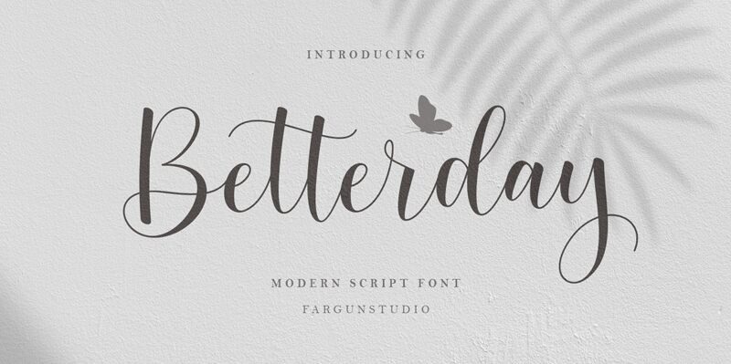 Betterday Script Schriftart