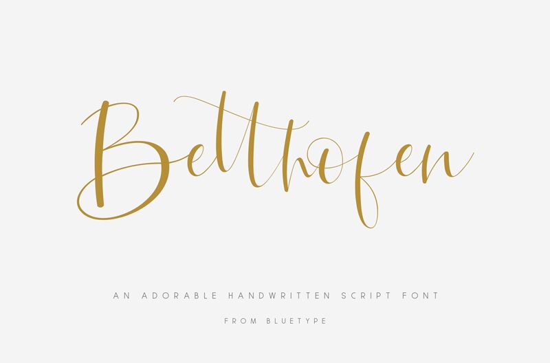 Betthofen Schriftart
