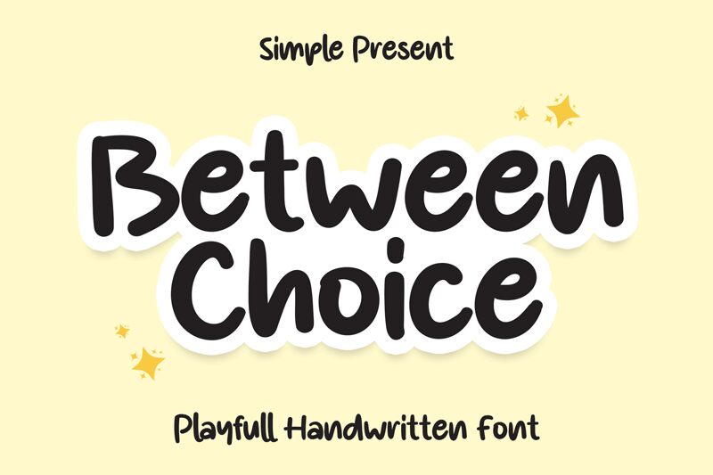 Between Choice الخط 