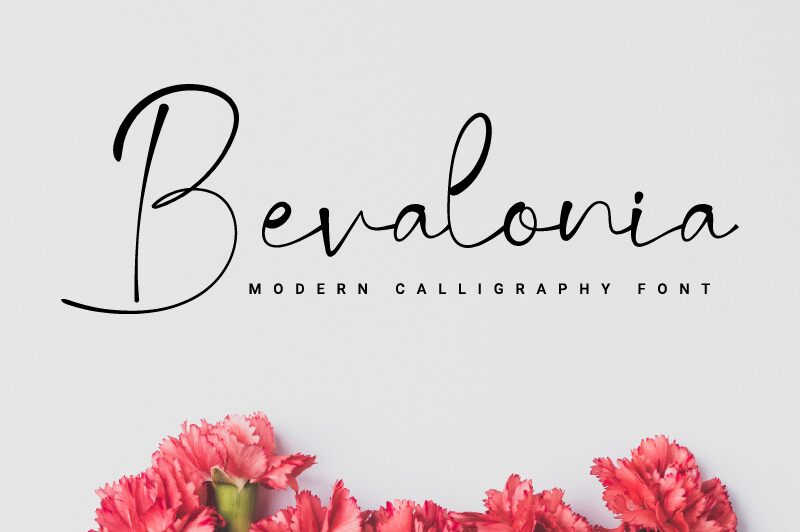Bevalonia Schriftart