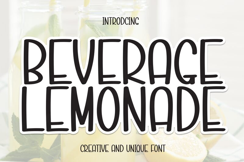 Beverage Lemonade 字体