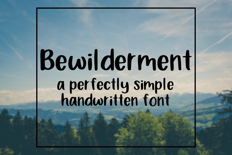 Bewilderment Font