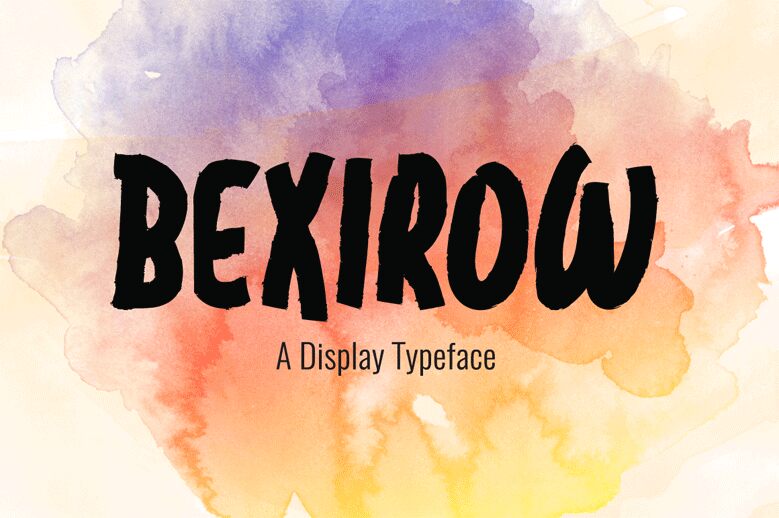 Bexirow Schriftart