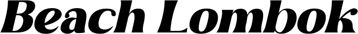 Beach Lombok Italic