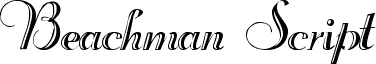 Beachman Script