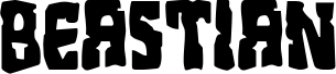 Preview of the Beastian Condensed font