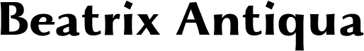Beatrix Antiqua Bold
